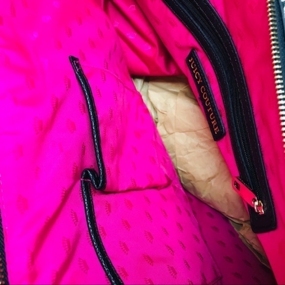 𝅺juicy Couture Python Print Nylon Tote Purse - Picture 9 of 13